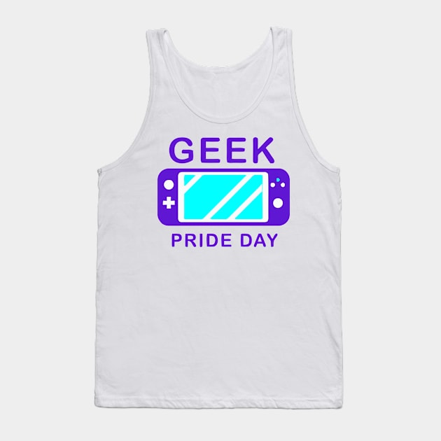 Geek Pride Day With Emulator Game Tank Top by RendyPratama